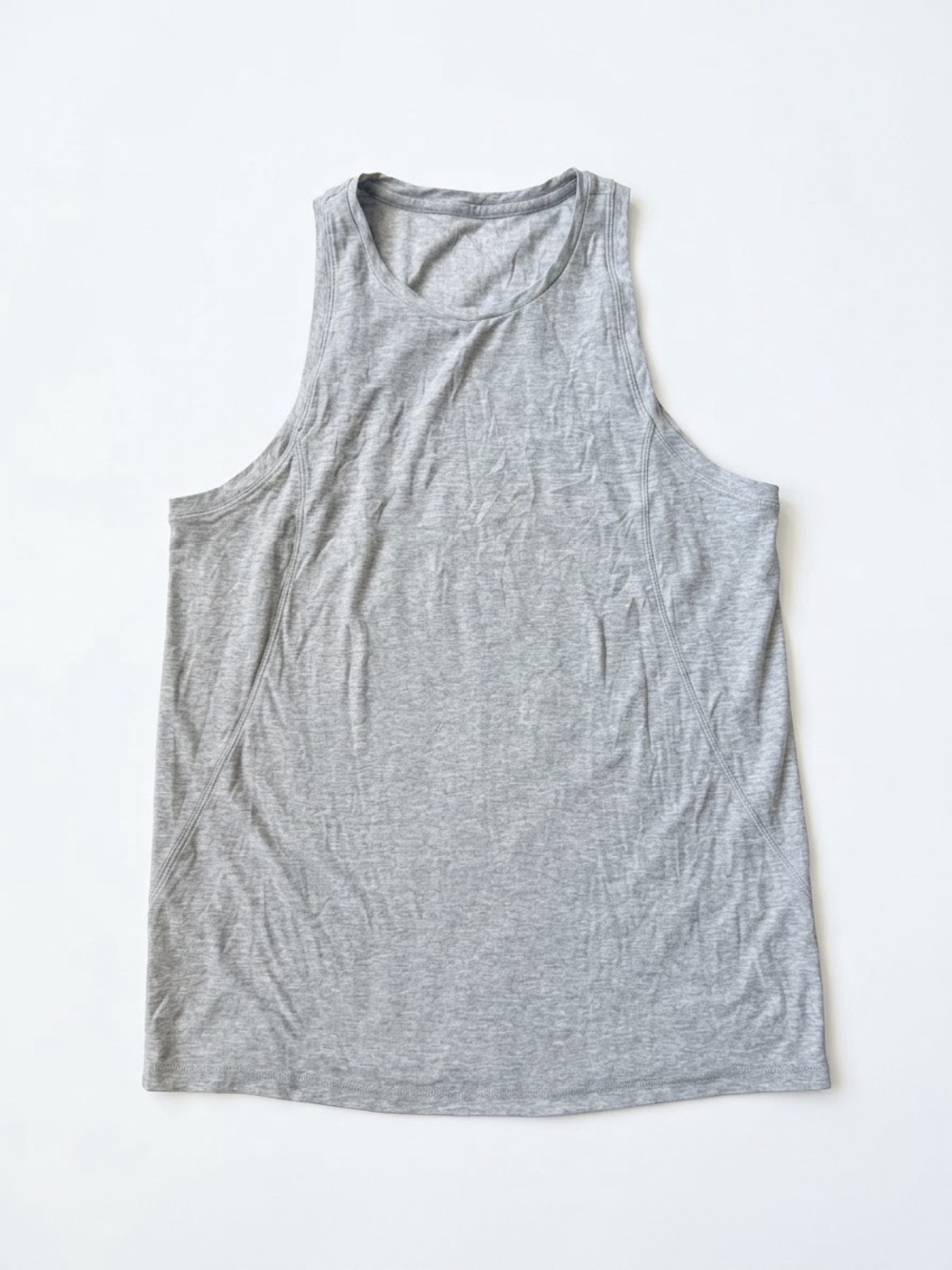 Outdoor Voices High Neck Tank Top Light Heather Gray Size Small